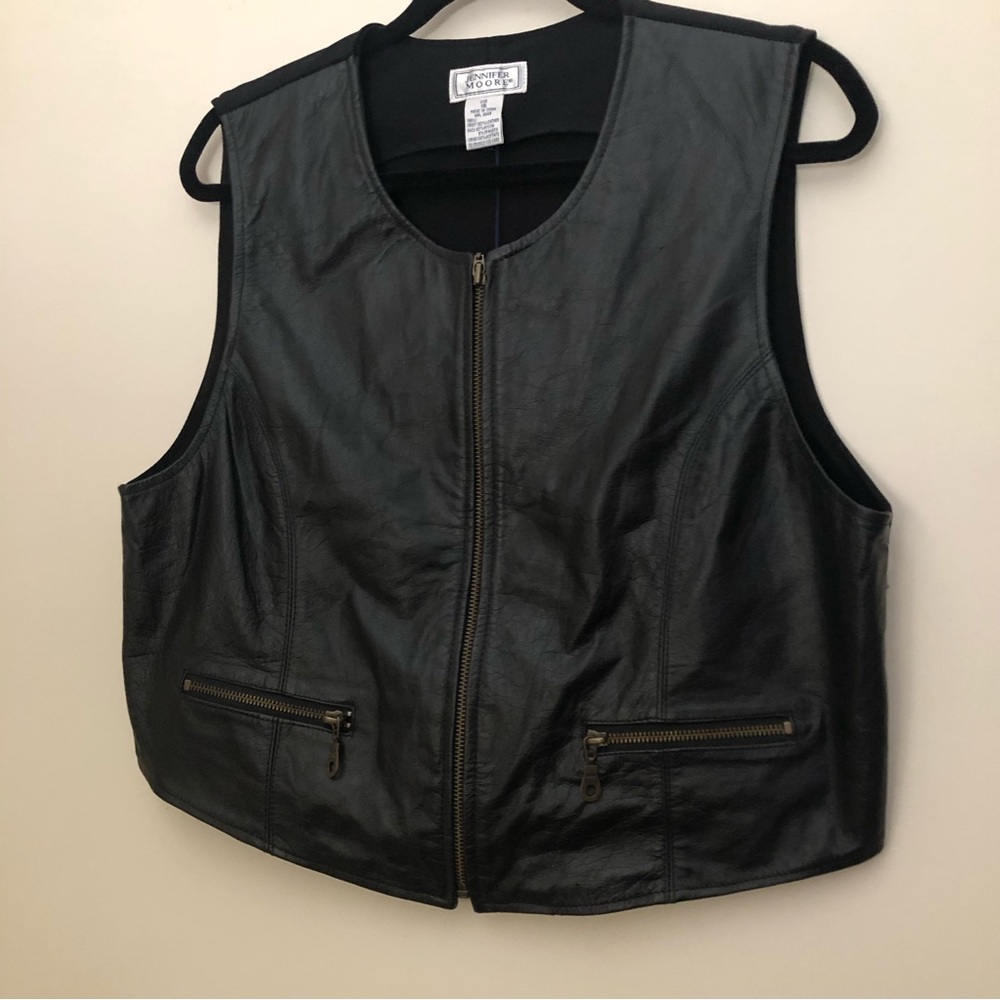 Jennifer Moore Leather Vest